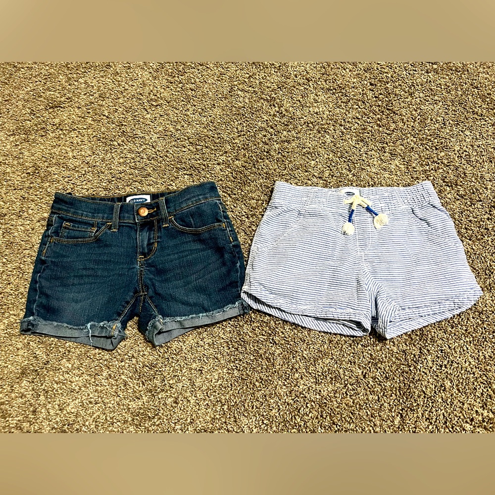 2 pair girls Old Navy shorts sz 7